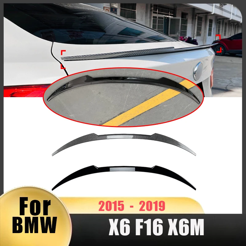 

Хвостовое крыло для BMW X6 F16 X6M 2014 2015 2016 2017 2018 2019 Задняя крышка багажника, спойлер, детали автомобильного диффузора, комплекты кузова, тюнинг
