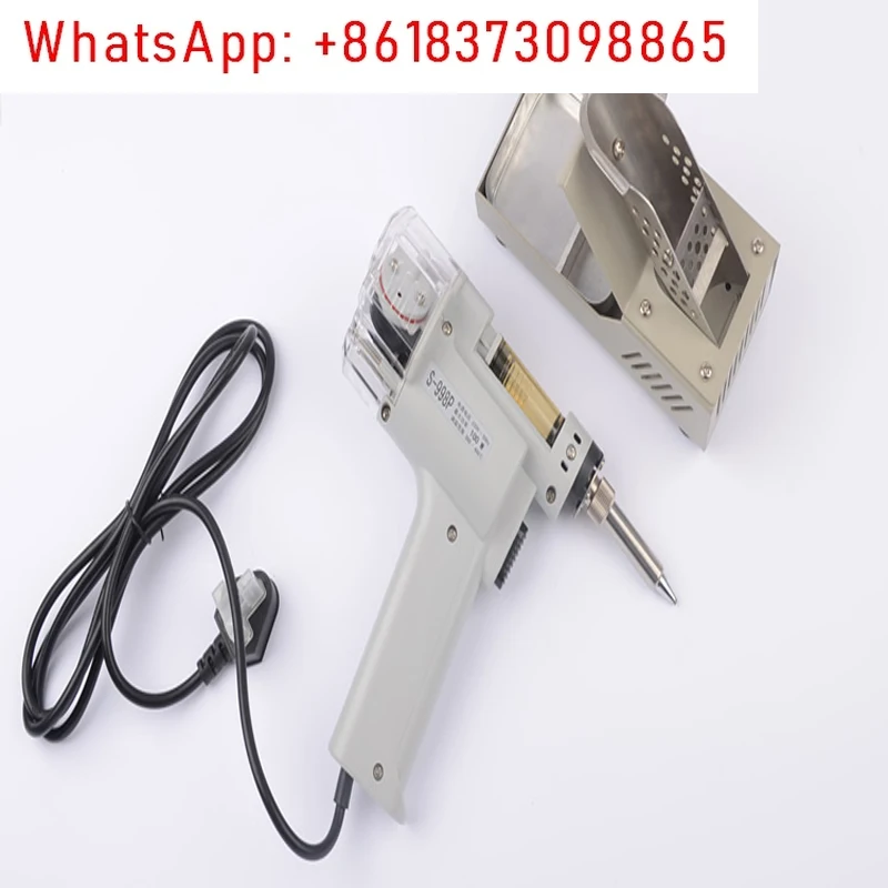 Electric Vacuum Double-Pump Solder Sucker Desoldering Gun Soldering Iron PN-998 Handheld Soldering Iron Gun Machine 110/220V