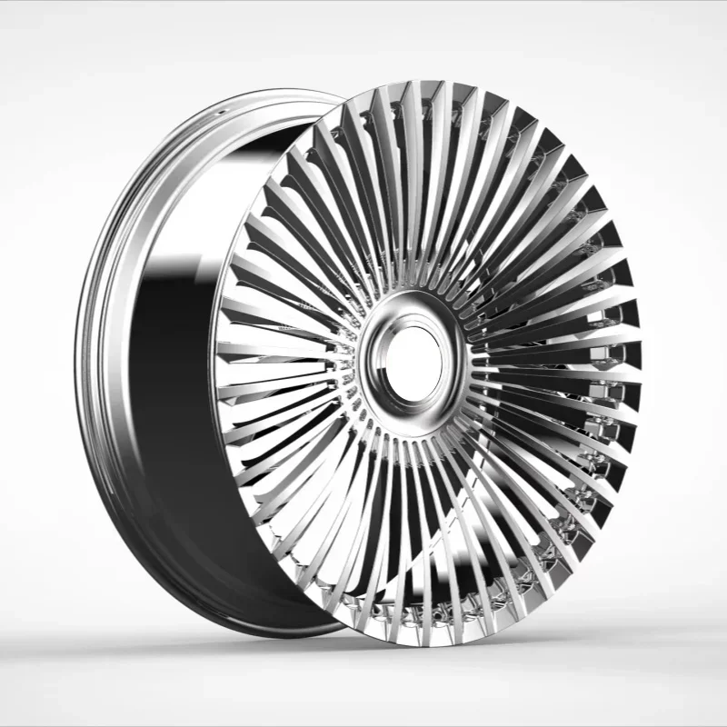 Хорошо продаются Whells 40 спиц 5x130 Хромированный обод 5x120 5x114.3 5x127 18 20 24-дюймовое колесо из кованого сплава для колеса BMW Mercedes Benz AMG