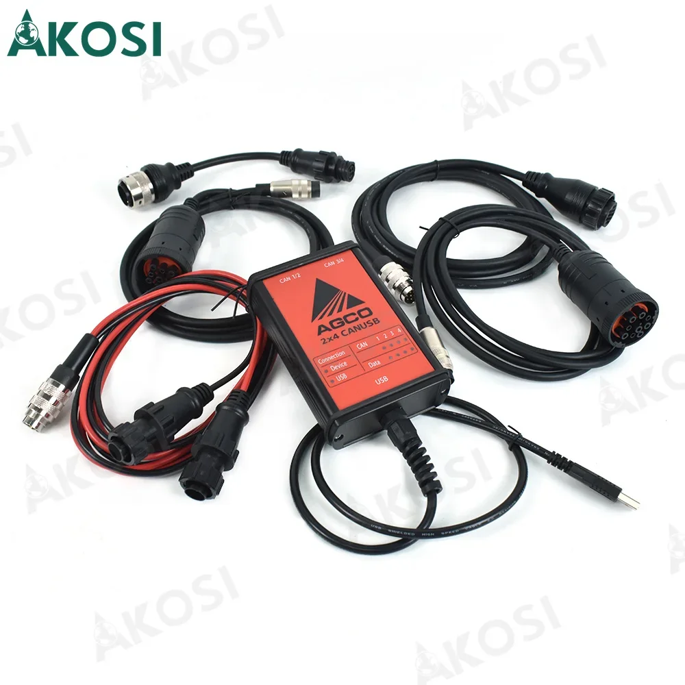 For AGCO Diagnostic kit FOR AGCO CANBUS FENDT FenDias Massey Ferguson FOR AGCO SISU Power Win EEM4 Service Tools