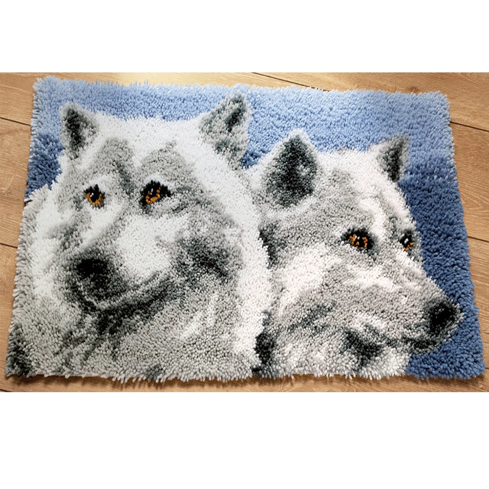 

Наборы крючков с защелкой, наборы пряжи для вязания крючком «сделай сам», ковер, искусственный ковер, наборы для рукоделия, подушка для детей или взрослых, домашний декор