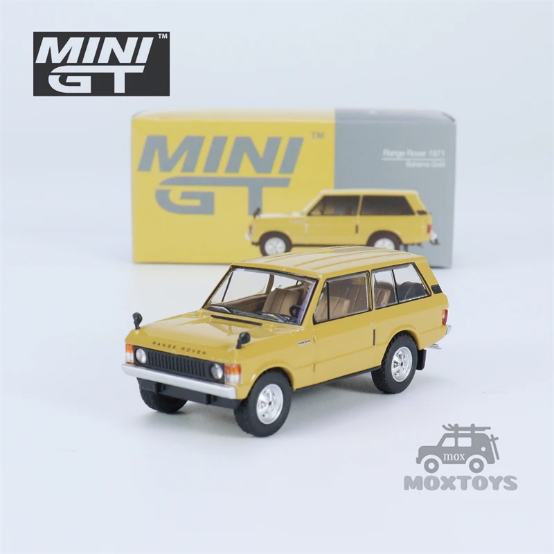 MINI GT 1:64 Range Rover 1971 Bahama Gold Diecast Model Car