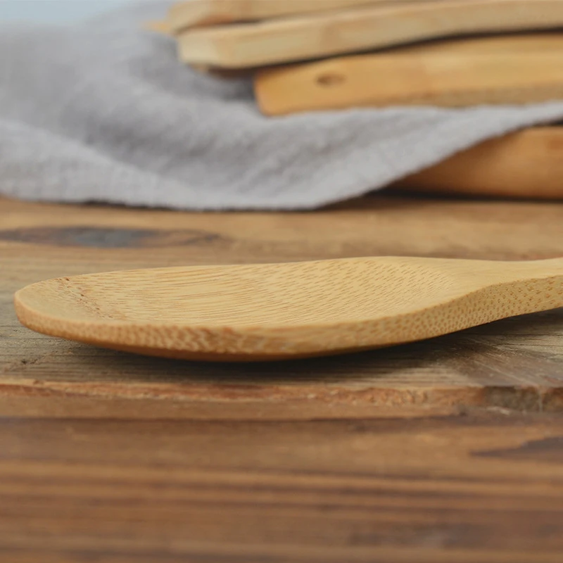 1pc Bamboo Spoon Wooden Kitchen Spoon Bamboo Rice Spoon Rice Shovel Large Soup Spoon Service Kitchenware Tableware Rice Spoon