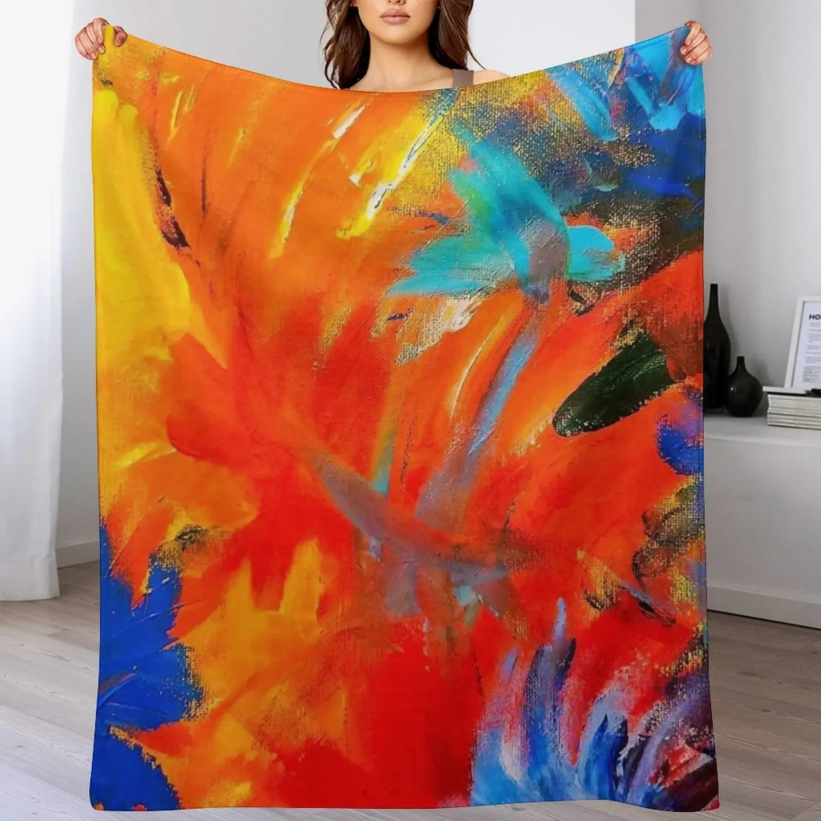 

New Fire Garden Throw Blanket Blankets Sofas Of Decoration Beautifuls funny gift Decorative Sofa Blankets