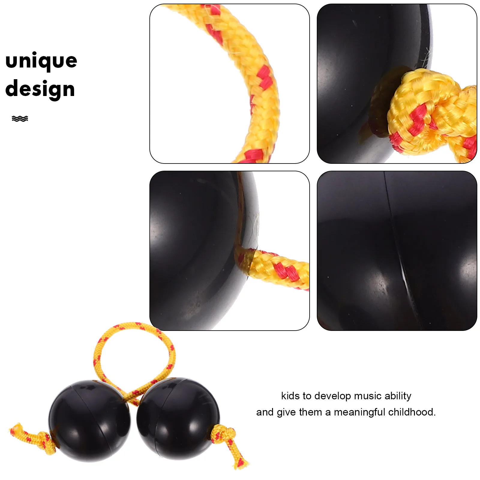 リズム砂マラカスおもちゃ 5 センチメートル黒プラスチック卵子供打楽器ミュージカル早期教育玩具