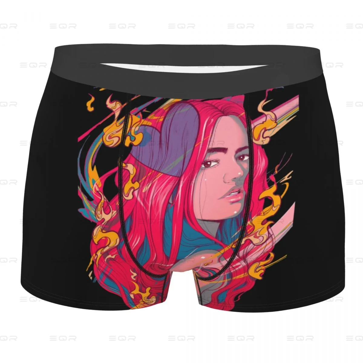 

Singer Karol G Graphic Bichota Men's Boxer Briefs,Highly Breathable Underpants,Top Quality 3D Print Shorts Gift Idea