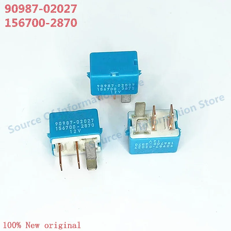 

5Pcs, 90987-02027 Automotive Relay 156700-2870, 12V 4Pin 100% New