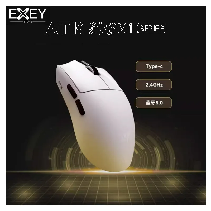 Atk Liekong  X1 Series Wireless Mouse Paw3950 Wired/wireless Three-mode Lightweight Gaming Mouse with free 8k Dongle