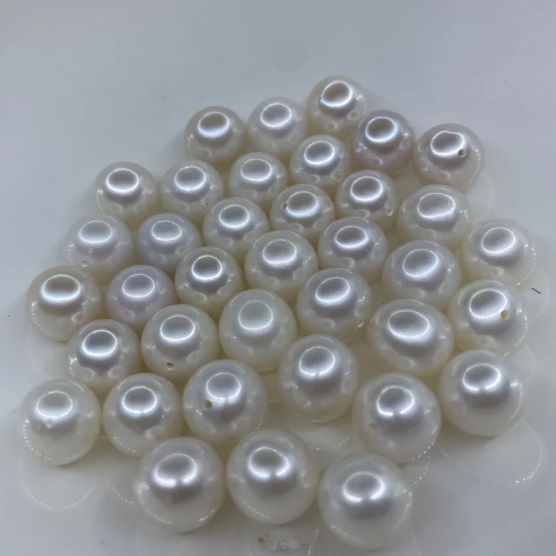 

Wholesale Natural Pearl Cultured Freshwater Pearls 2A Loose Round White Pearl Jewelry Beads for DIY Necklace Rings Eearrings