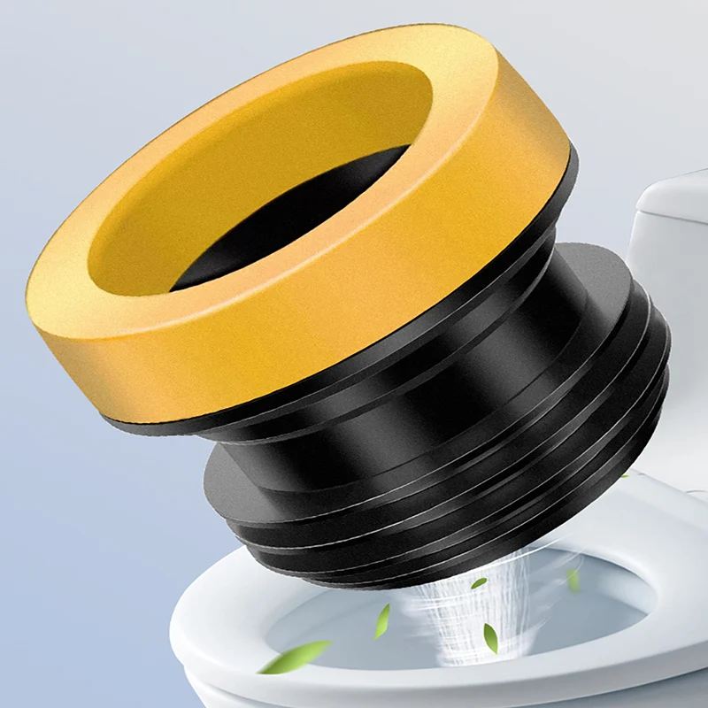 Toilet Flange Sealing Odor Proof Thickened Gasket Aging Resistant  Universal Leak Proof Bottom Accessories For Toilet Seat