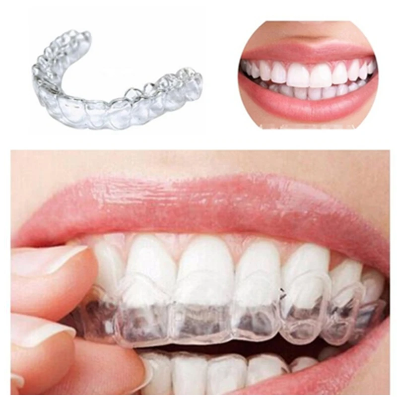 

2/4PCS Night Guard Anti Snoring Bruxism Sleeping Mouth Guard Gum Shield Mouth Tray Stop Teeth Grinding Sleep Aid Health Care