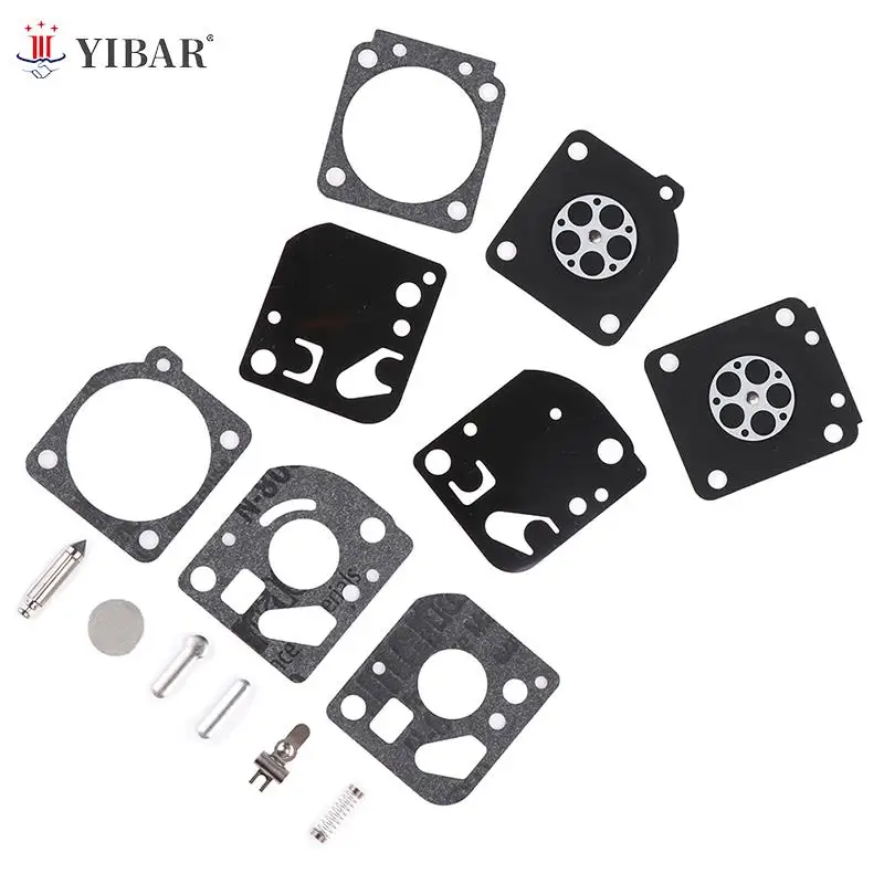 15Pcs/set Carburetor Carb Gasket Diaphragm Repair Rebuild Kit Fit For Zama RB-29 Ryobi 26cc && 30cc Carb Blower Trimmer