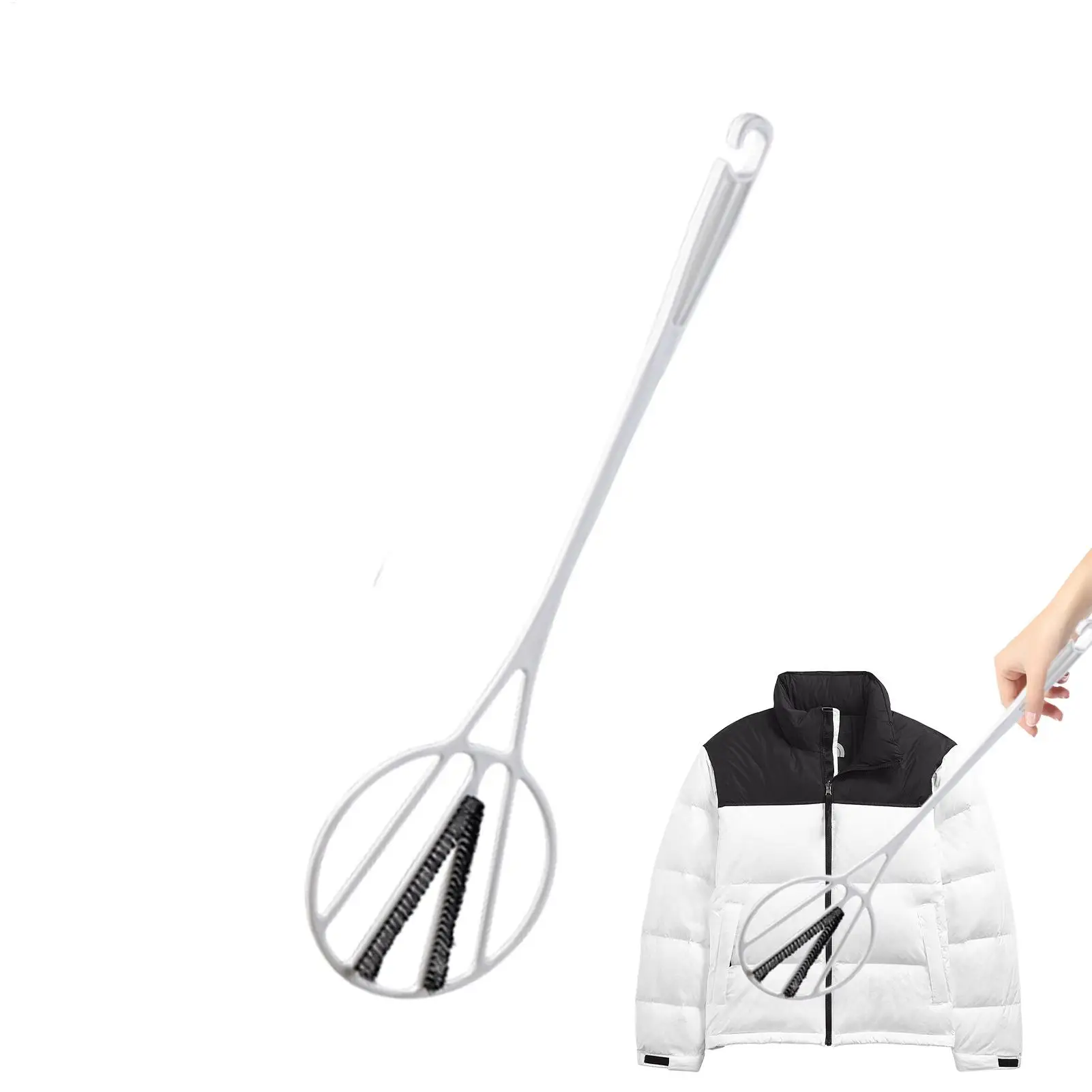 Portable Long Handle Plastic Quilt Beater Dust Removal Lightweight Carpet Beater Rug Beater Quilt Cleaning