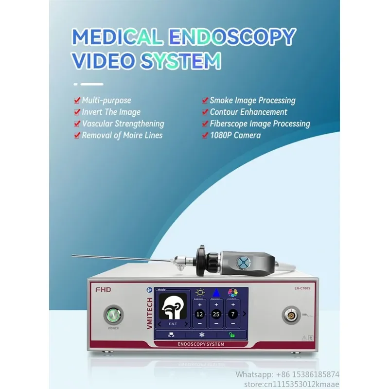 Vequyn FHD Veterinary Endoscope Imaging System – Camera with /DVI/SDI/CVBS Interfaces