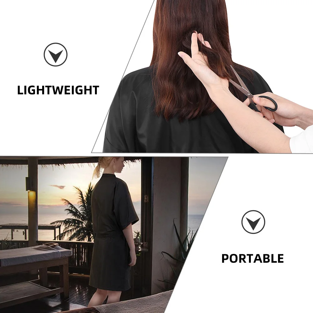 2 قطعة صالون سبا رداء العباءات الجمال البشاكير قابل للتعديل حزام الخصر سريعة الجافة لمصففي الشعر صالات رياضية محلات الحلاقة قابلة لإعادة الاستخدام