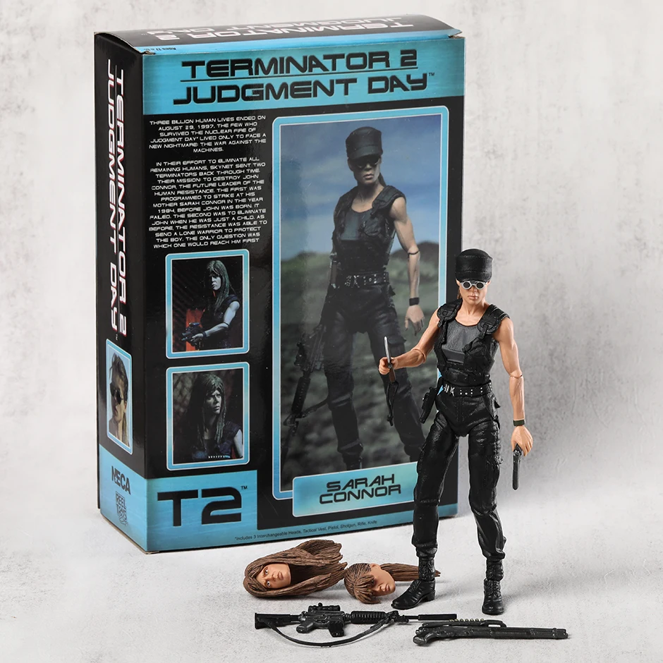 NECA Terminator 2 Judgment Day Sarah Connor Action Figure Hand Made Toy Peripherals Collection Gift