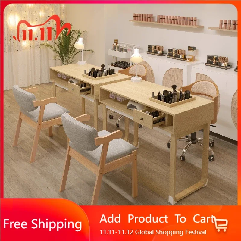 

Compact European Nail Table Drawer Stickers Equipment Room Nail Table Vacuum Station Service Tavolo Manicure Unique Furniture