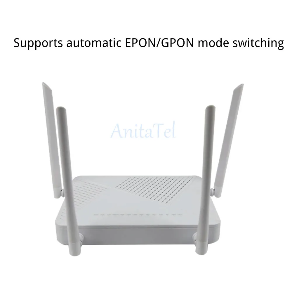 XPON ONU GEPON 2.4G/5.8G Dual-Band WIFI With Multi-SSID CATV RF OUT 4X1G TR069 IPV4 IPV6 FTTH Fiber Optic Equipment