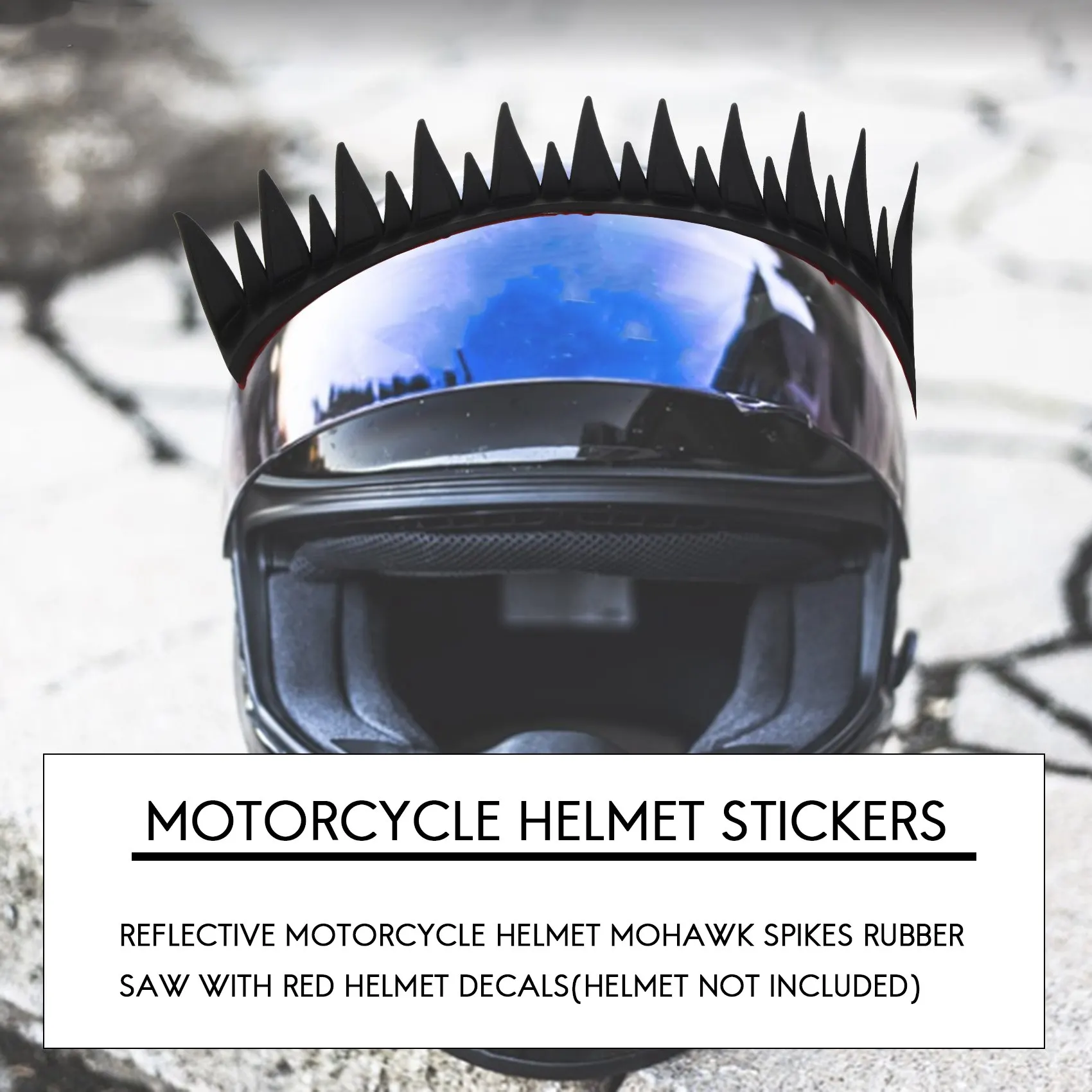 

Пила для мотоциклетного шлема премиум-класса с красными наклейками (шлем в комплект не входит)