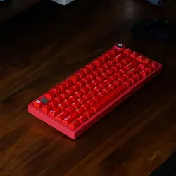 Cherry Profile Translucent ABS Keycaps 114 Keys Double Shot Red Keycaps for Cherry Gateron MX Switches Mechanical Gamer Keyboard