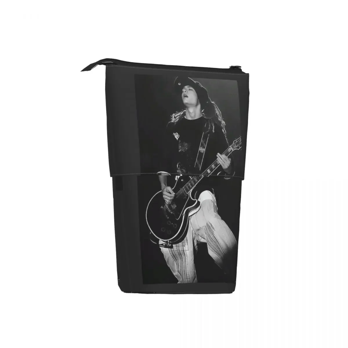 Tokio Hotel Tom Kaulitz Music Band Reversible Pencil Cases Pen Holder StorageLarge Capacity Pen Box Pencil Bag for Studen School