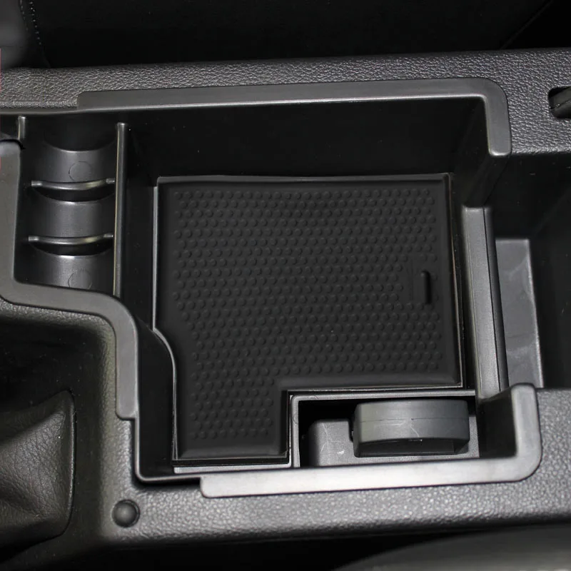 Dla Skoda Octavia Lhd A7 2013 2014 2015 2016 2017 Podłokietnik Podłokietnik Schowek Środkowa konsola Taca na rękawiczki Uchwyt na śmieci Organizer — zdjęcie 6