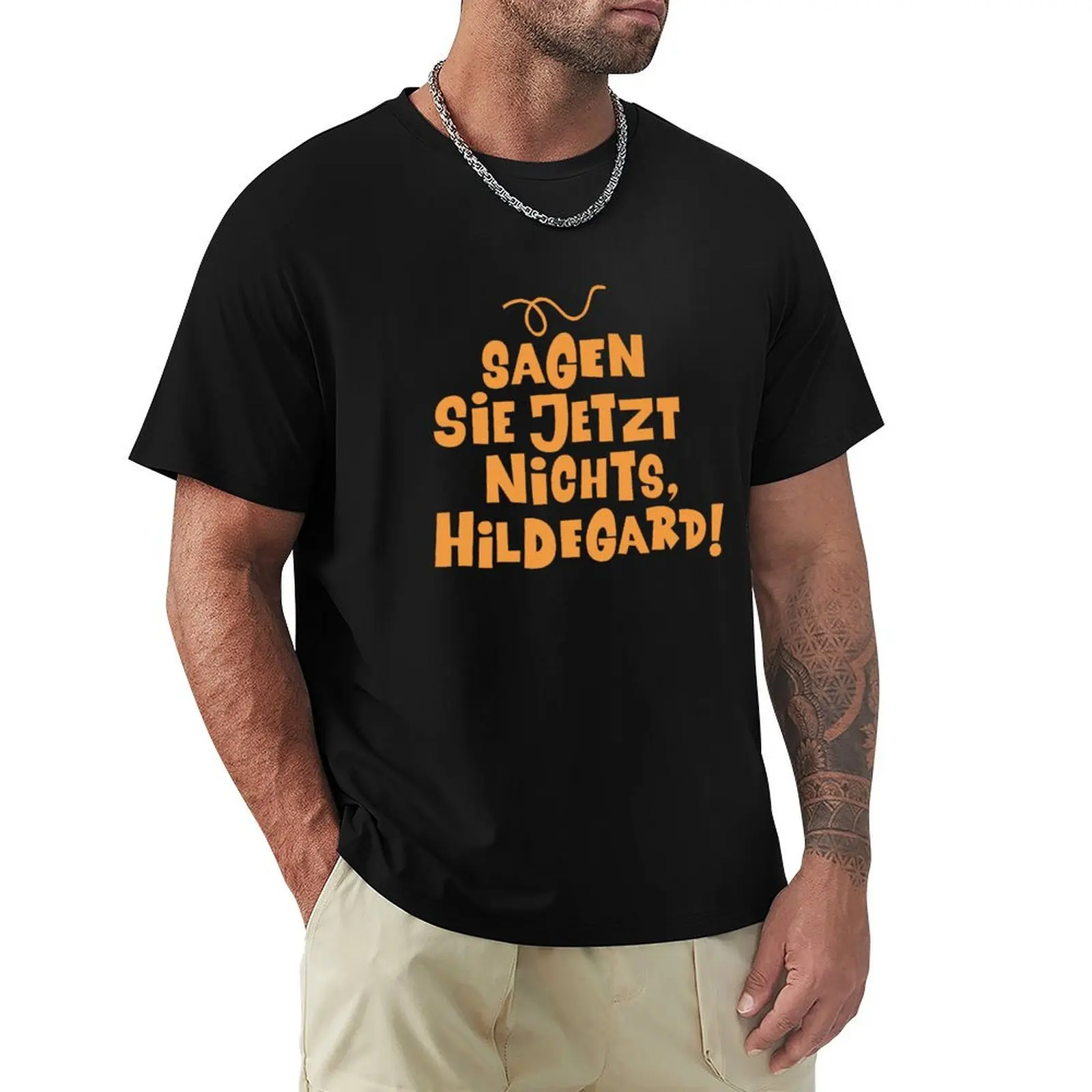 Sag jetzt nichts, Hildegard - Loriot - The Nudel - TV Kult German T-Shirt Classic Graphic Short Sleeve Top