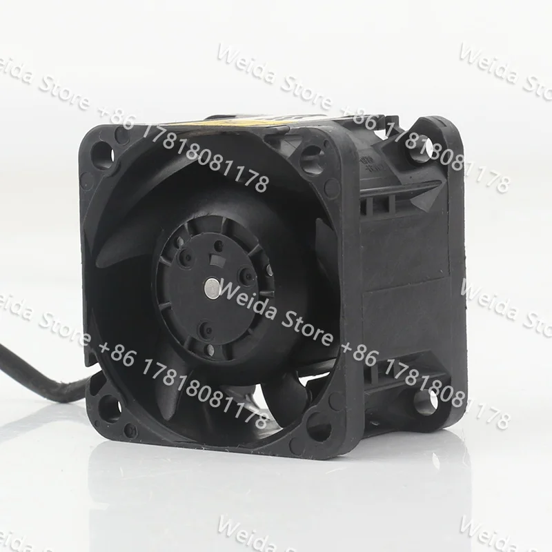 Original Nidec 5V 24V 48V 4028 4CM 40X40X28MM AC EC 4-wire pwm speed regulation server W40S12BUB5-07 Z04 cooling fan DC12V 0.53A