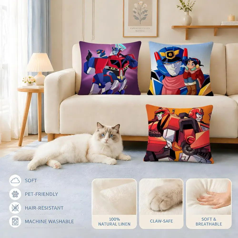 Fundas para Cojines de Sofá, Aptas para Gatos y Perros, Funda de Cojín Decorativa Bang Bravern, Funda de Almohada para Sillas 45x45 40x40