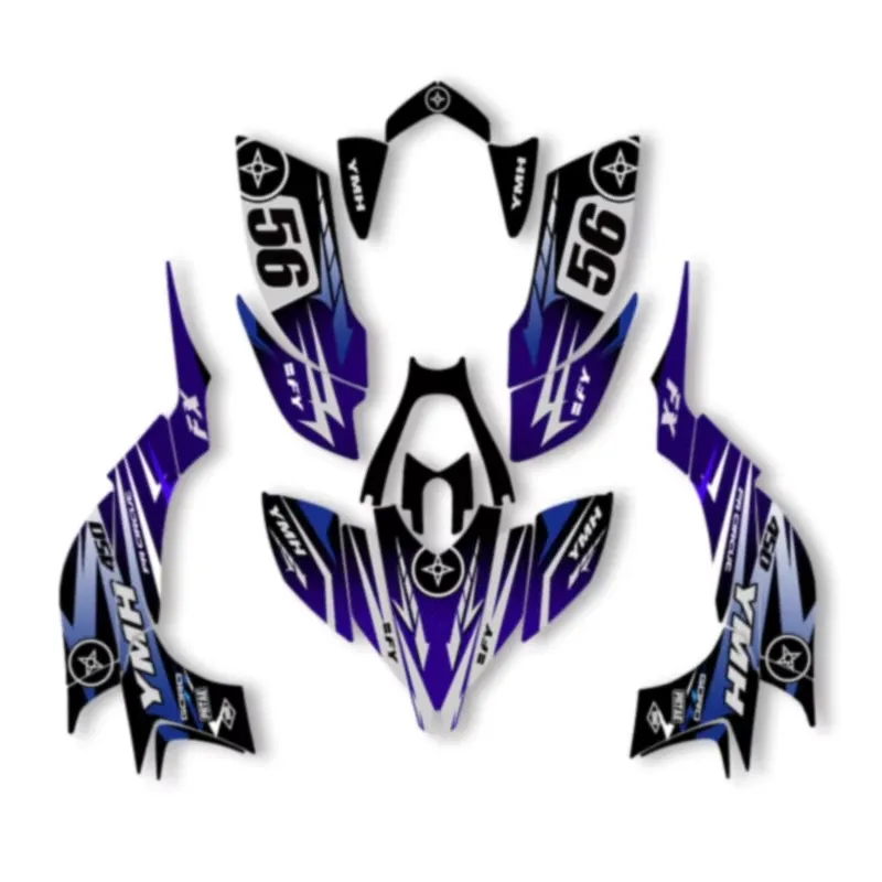 

Powerzone Custom Graphics Decals Stickers Kits For YAMAHA 2004 2005 2006 2007 2008 YFZ450R ATV Motorcycle 03