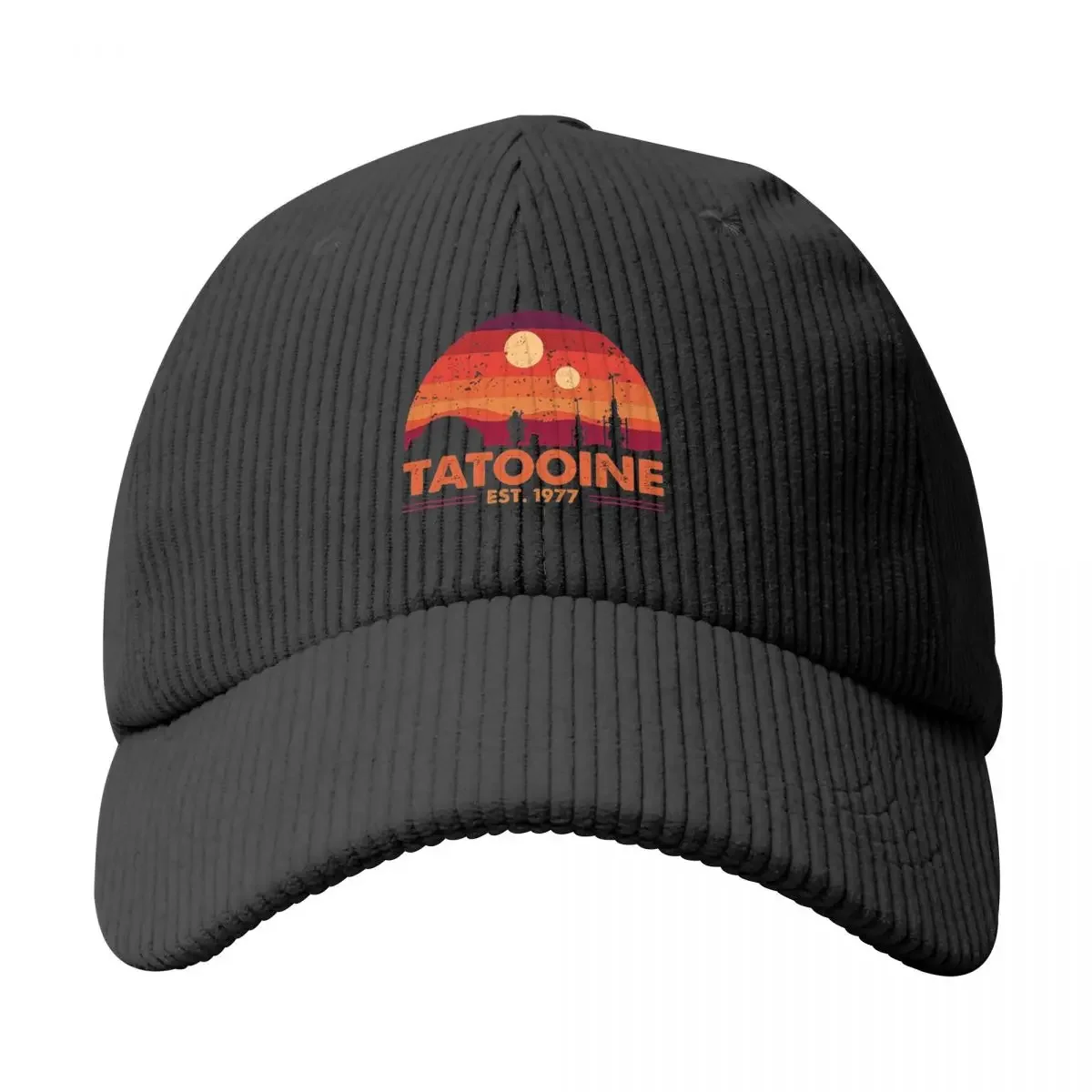 Tatooine - Parody - Tatooine Sunset - Tatooine Travel Corduroy Baseball Cap sun hat birthday Boy Women's image 2
