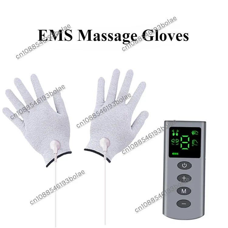 

Smart Massage Instrument Massage gloves EMS Pulse portable hand Therapy instrument conductive gloves