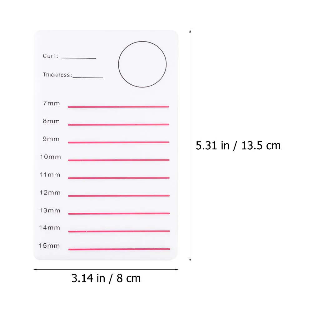4 قطعة رمش البليت قابلة لإعادة الاستخدام لاش تمديد حامل لصالون المنزل استخدام دائم الاكريليك عرض مجلس واضح مرقمة صينية #3
