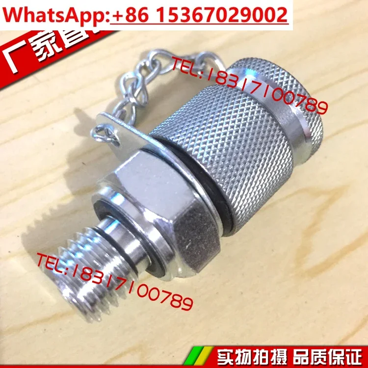 

10PCS Pressure test connector, hydraulic test high pressure hose connector PPT PT-3/6/7/9/11 M14 * 1.5 G1/4