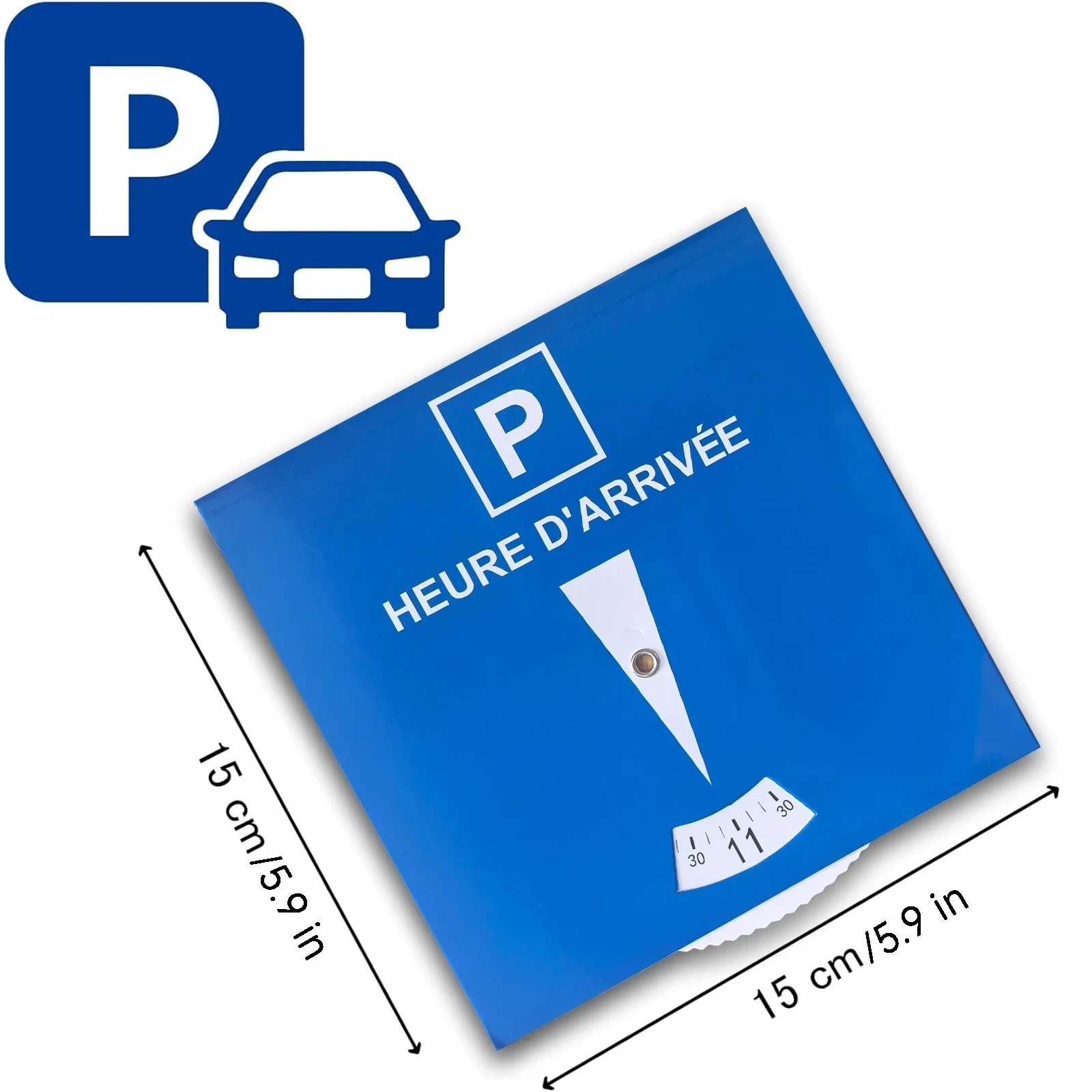 1/2 Blue Zone Parking Discs, Blue Zone Parking Discs, Parking Discs, Time Stamp, European Car Parking, Car Accessories