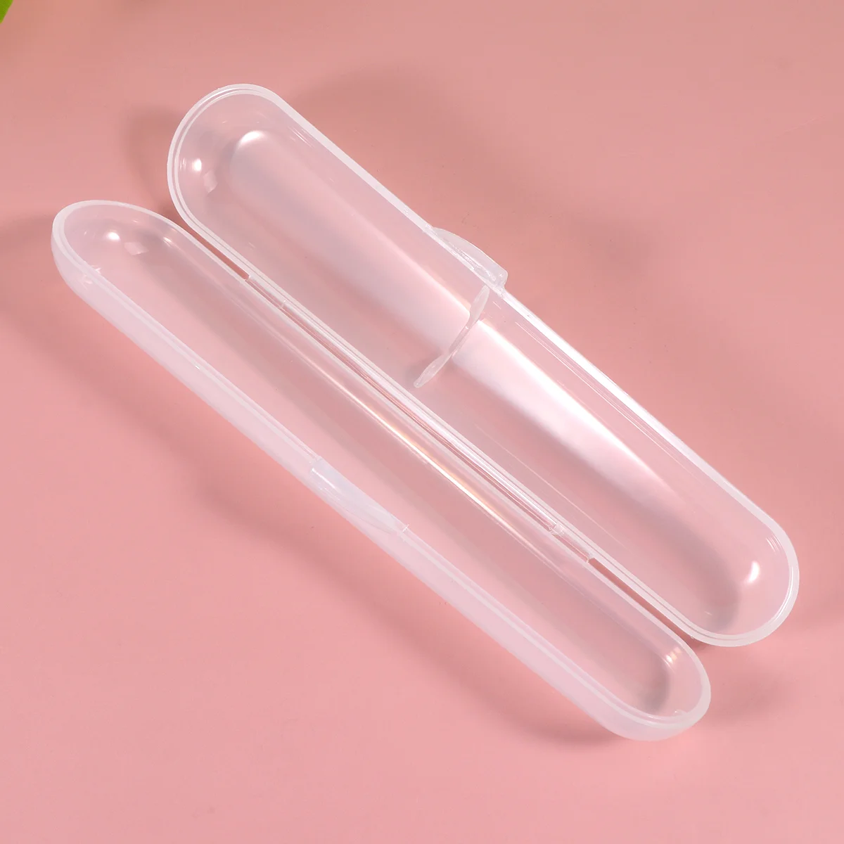 

5 Pcs Transparent Spoon Box Storage Container Durable Baby Case Single Packaging Holder Outdoor Healthy Tableware