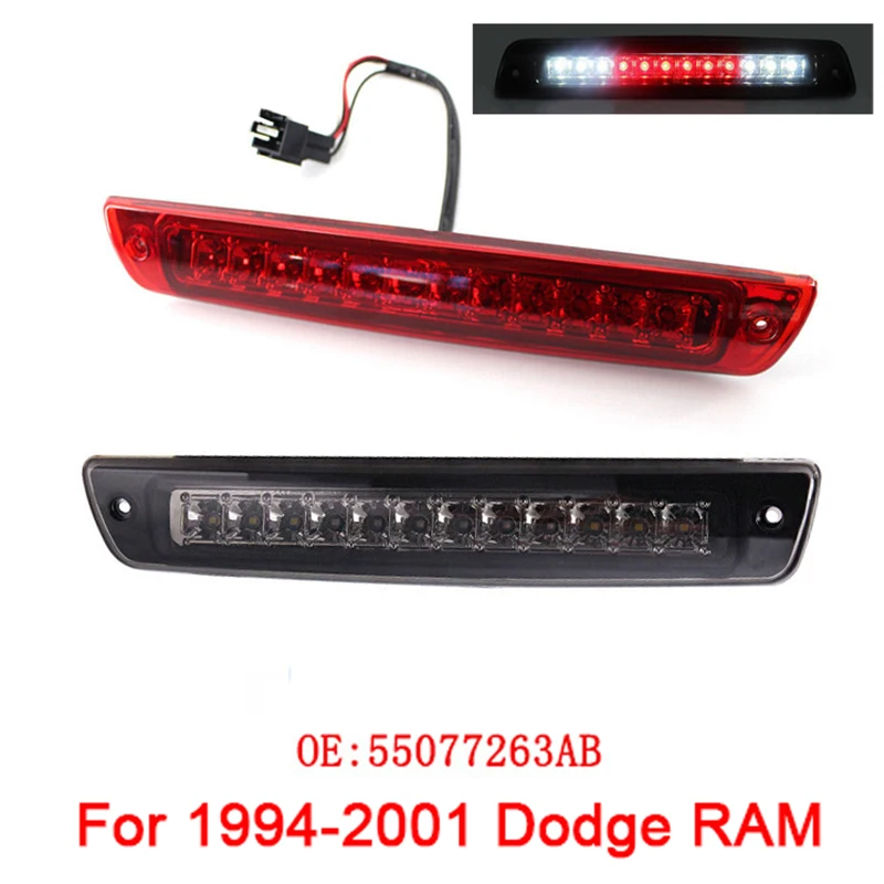 

For 1994-2001 Dodge RAM 1500 2500 3500 55077263AB Car Rear Brake Anti-collision Light Tail Warning Stop LED Signal Light