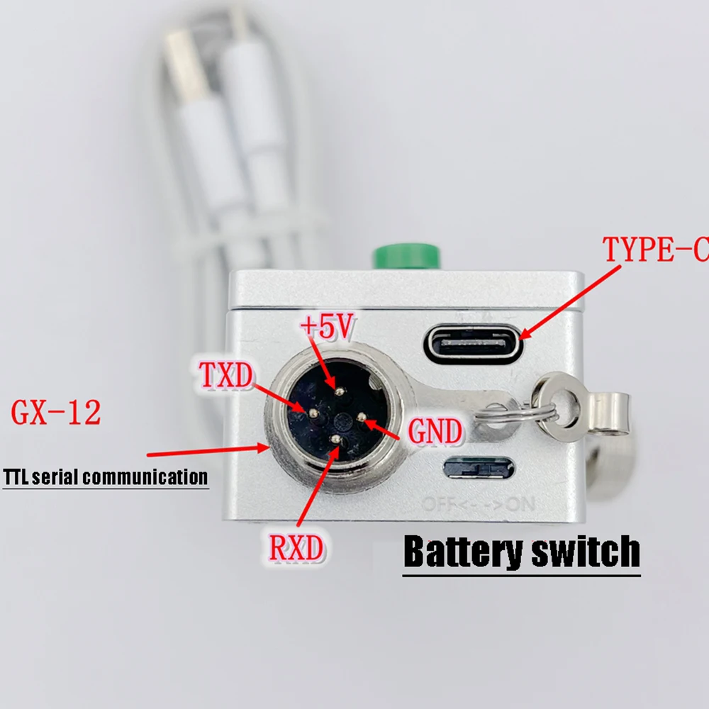 Medidor de potencia RF tipo N de 35M ~ 4,4 GHz, analizador de espectro V10 W, pantalla de comunicación de TYPE-C-70 ~ + 30dBm, atenuador, Detector de potencia EMC