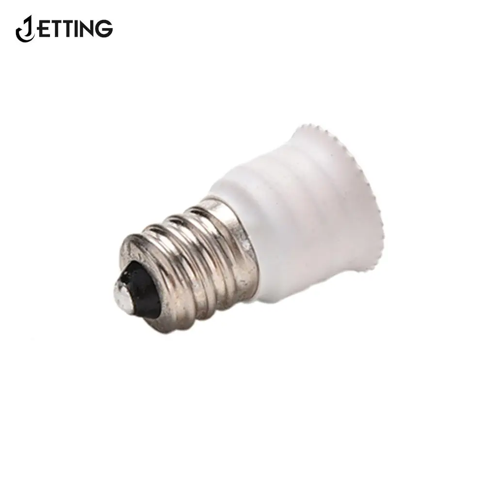 1Pcs E12 To E14 LED Lamp Bulbs Holder Adapter Converter Candelabra Base Socket White