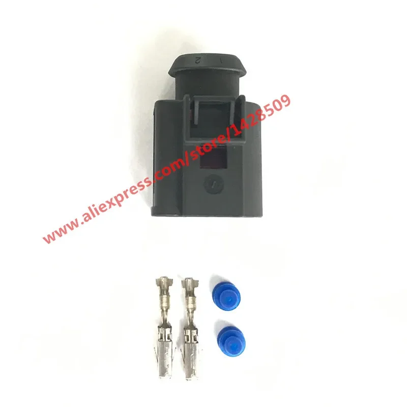 1 Sets 2 Pin Pigtail Plug 4D0 971 992 Automotive Connector Horn Crankshaft Position Injector Plug For VW Jetta Golf Audi Passat