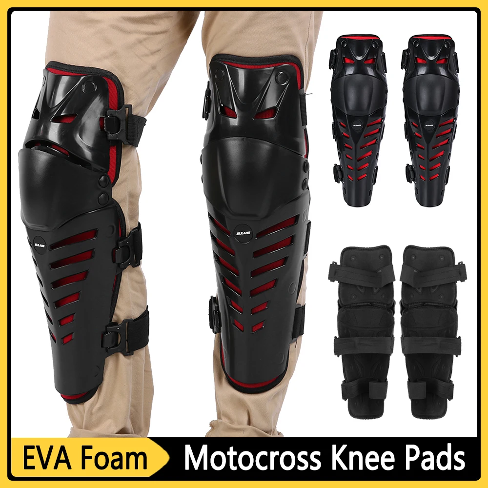 Motorcycle Protection Knee Breathable Racing Knee Pads Soft Off-Road Knee Protector Motorbike Knee Guard for MTB Riding Off-Road