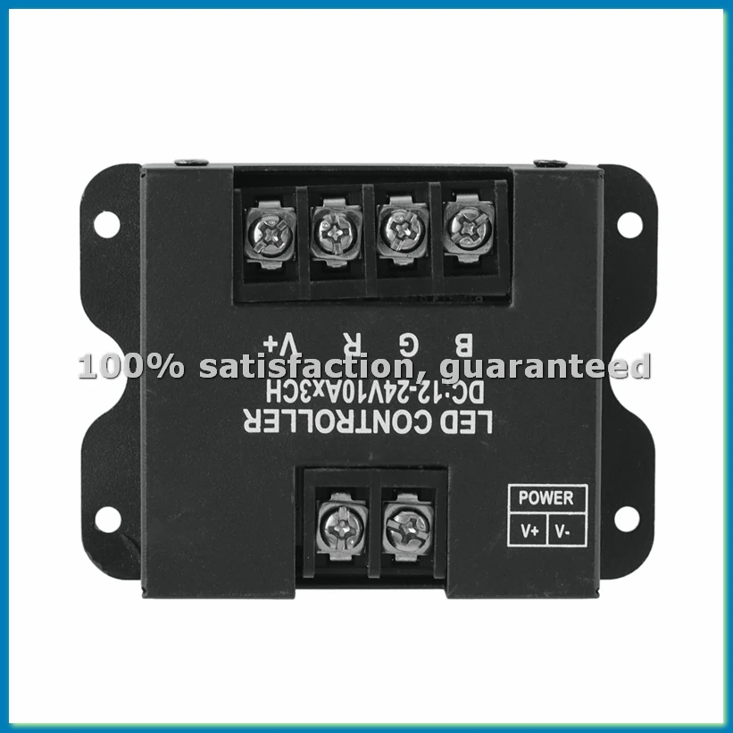 30A Contact RGB RF Remote Control DC 12V 24V 3Channelx10A 360W/720W Controller for LED Strip Light Accessoires SMD 5050-ABFB