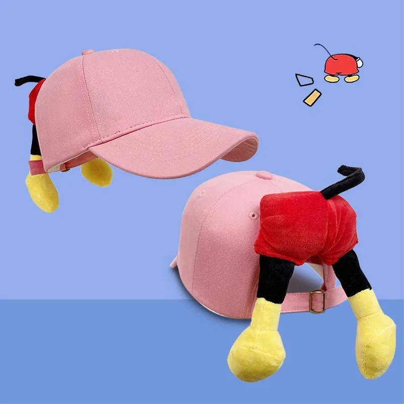 Cute Baseball Cap Cartoon Design Cotton Creative Big Ear Baseball Cap Out for Children's Sun Hat Gorras Para Mujer Fashion