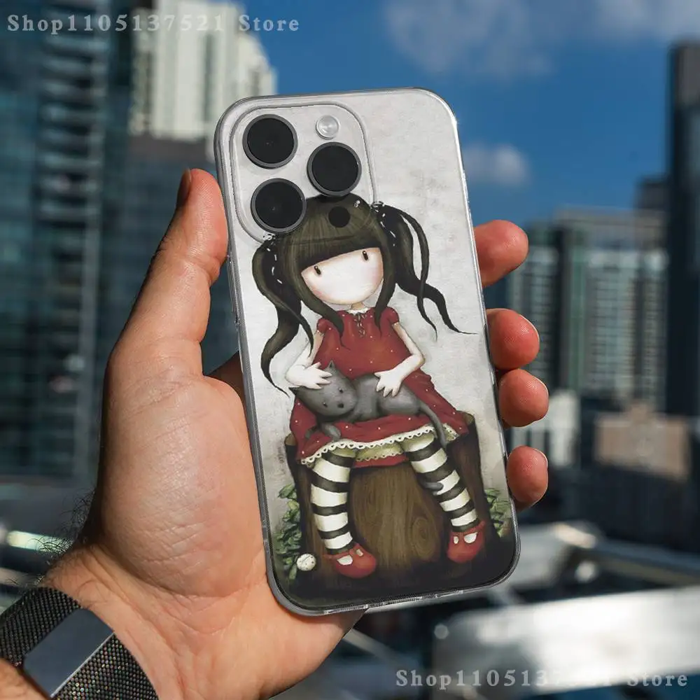 حافظة هاتف كارتون R-RANMA 1 2 لهاتف آيفون 17,16,15,14,13,12,11 Pro,Max,Plus,X,XS,XR,SE4,E غطاء ناعم شفاف صغير