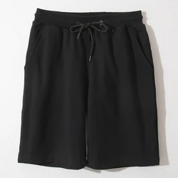 Five point sports pure cotton shorts for men and women, thin summer new loose casual straight shorts made of pure cotton