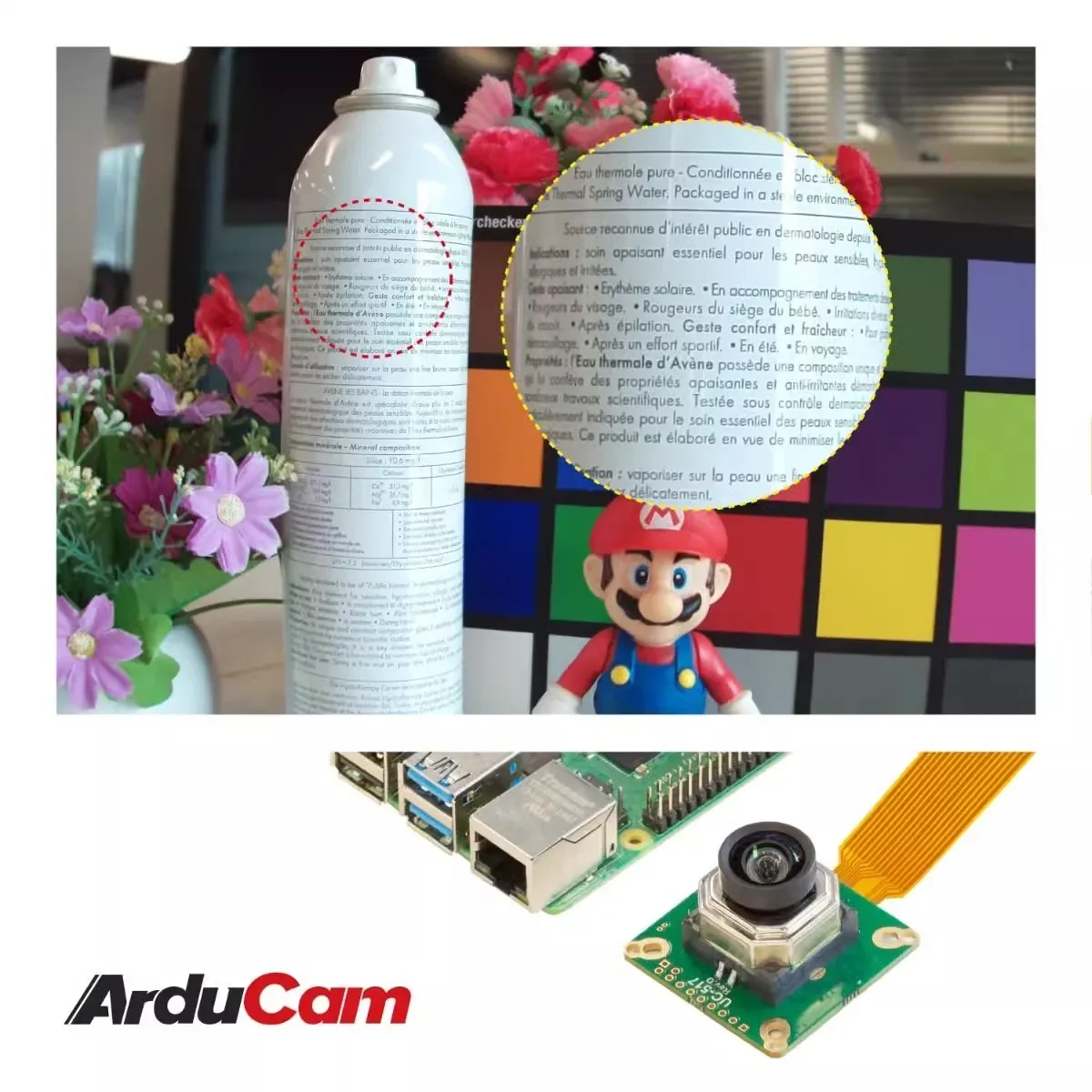 Arducam 12MP IMX477 Fuoco motorizzato per Raspberry Pi