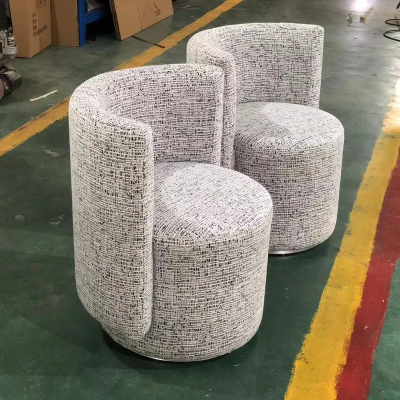 Interior Auxiliary Stool Atmosphere Comfortable Backrest Function Ottomans Accent Popular Living Room Furniture Le Tabouret XYDZ