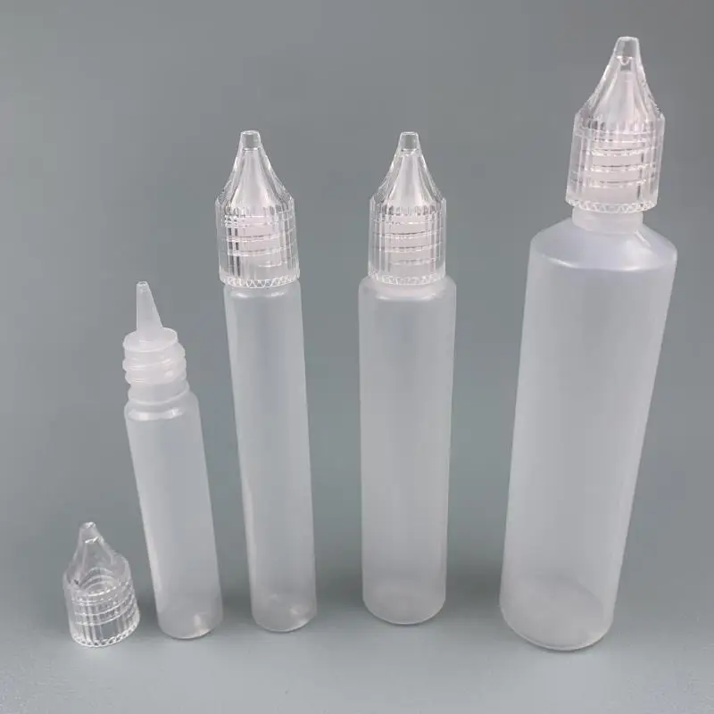10/15/30/50 ml Kunststoff-Tropfflasche, Stiftform, leere Flüssigkeitsbehälter, lange, schlanke Flasche für Emulsion, Öl, Pigment – Detail 1