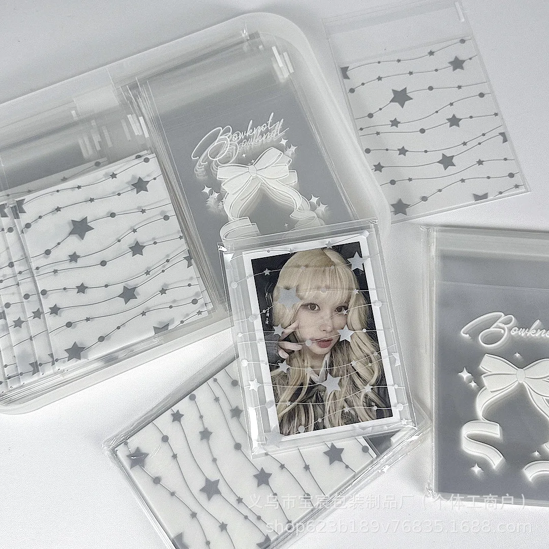 50pcs Star Pattern Self-adhesive Bags, Gift Packaging Pouches with Sealing Stickers, Cookie Candy Packing Bag