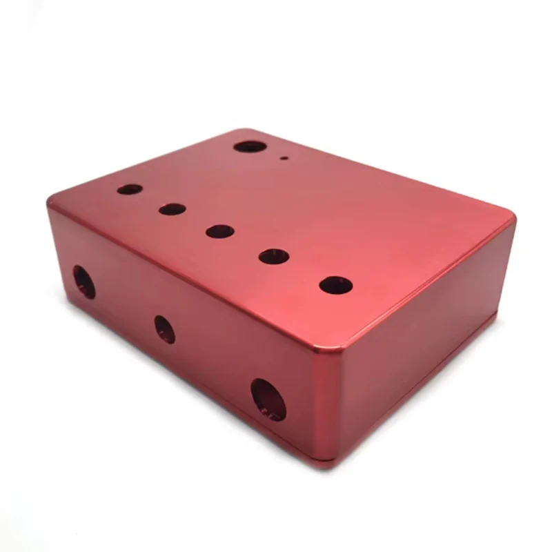 Anodized Aluminum Enclosure Custom Cnc Machining Small Electronics Mod Aluminium Box